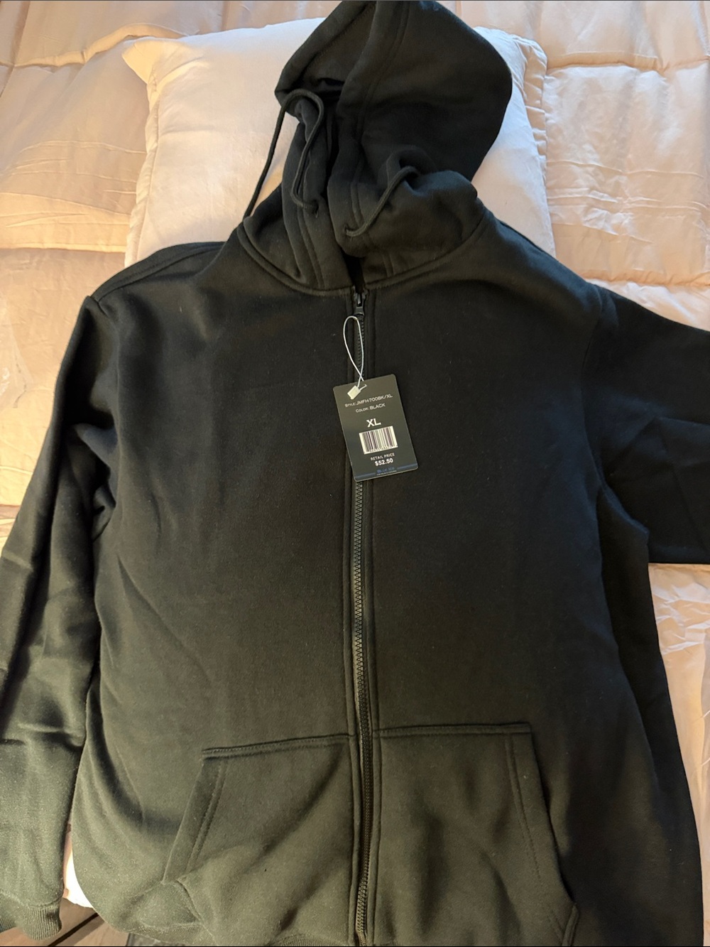 adidas Black Full-Zip Hoodie Jacket